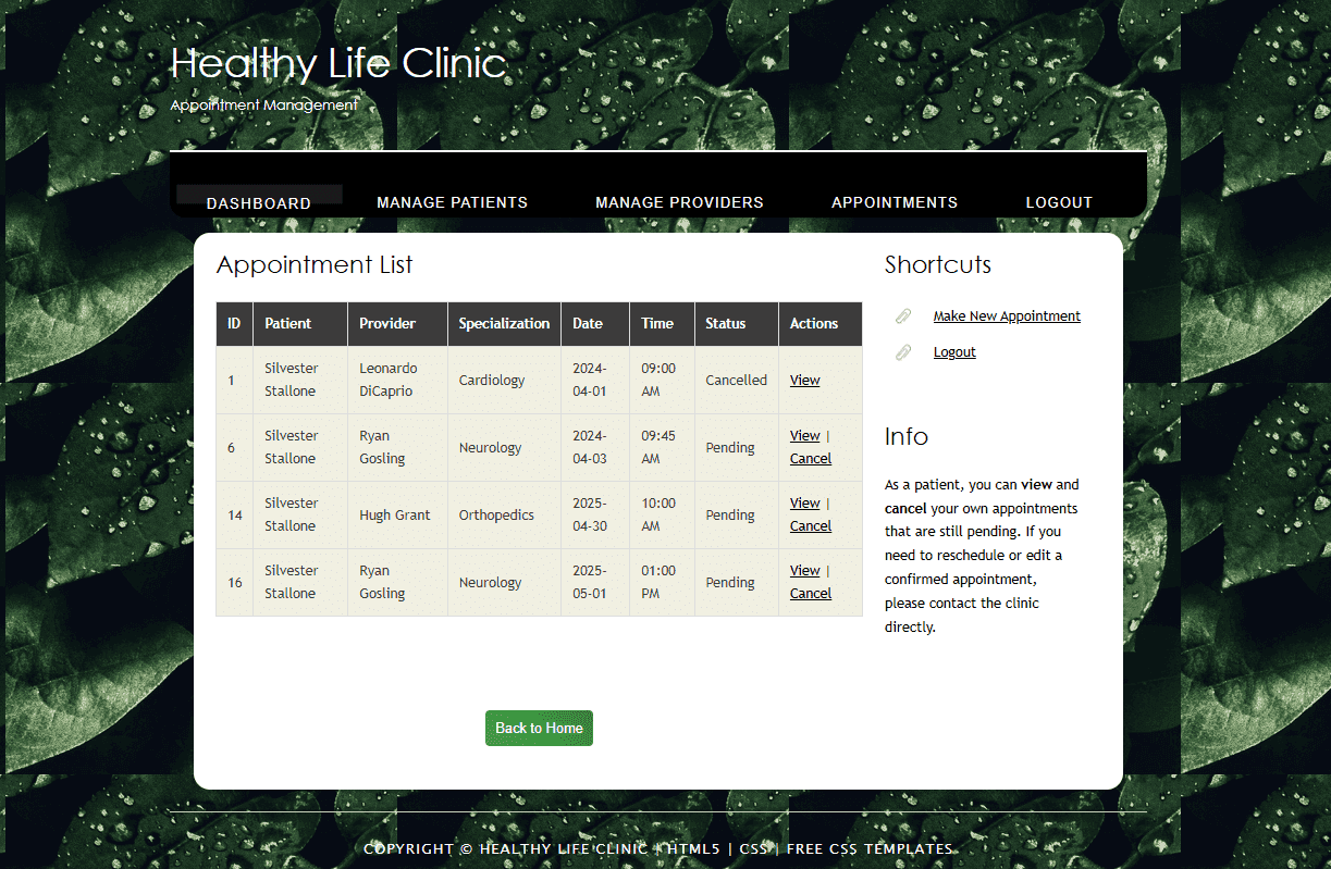 https://clinic.jorgegdev.com